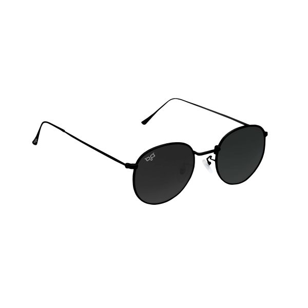 LYLYDAD ROUND BLACK POLARISED - Image 2
