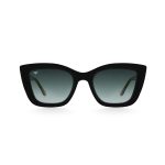 CAT EYE SUNGLASSES WITH GREEN LENSES