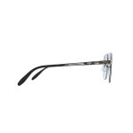 SQUARE STAINLESS STEEL SCREW LESS GOLD FRAME AND GREEN LENSES - Image 3