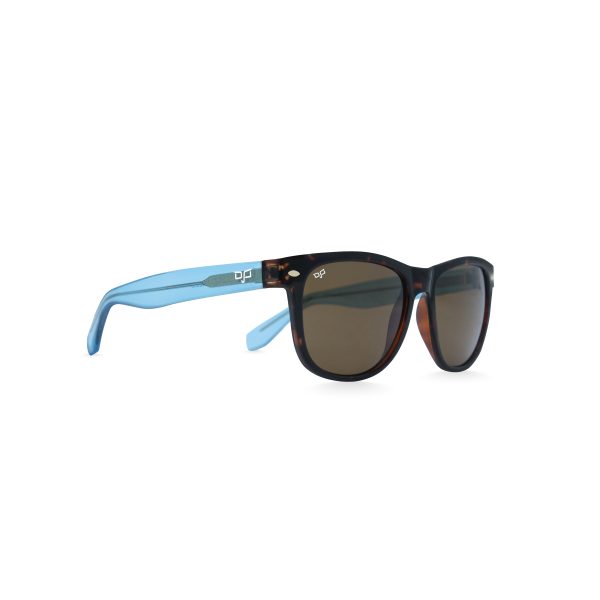 SQUARE BEGI SHELL BROWN CLEAR BLUE - Image 2
