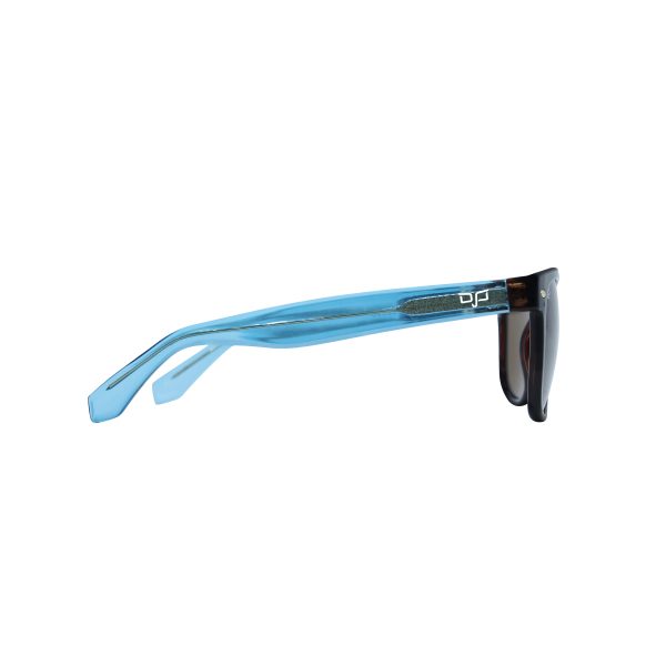 SQUARE BEGI SHELL BROWN CLEAR BLUE - Image 3