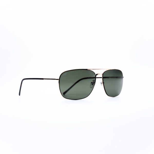 SQUARE WITH GOLD FRAME AND GREEN LENSES - Image 2
