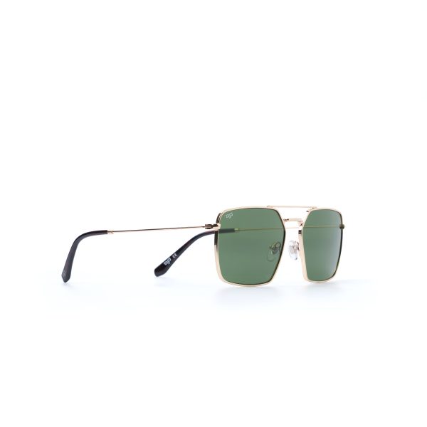 SQUARE WITH GOLD FRAME AND GREEN LENSES - Image 2