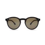 ROUND TRANSPARENT BROWN FRAME AND LENSES