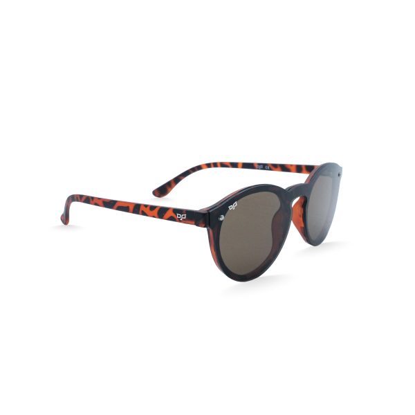 ROUND TRANSPARENT BROWN FRAME AND LENSES - Image 2