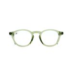 ROUND PHOTOCHROMIC CLEAR GREEN TO BROWN FRAME AND CLEAR TO GREY LENSES
