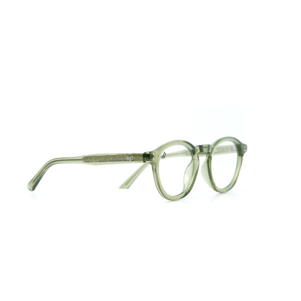 ROUND PHOTOCHROMIC CLEAR GREEN TO BROWN FRAME AND CLEAR TO GREY LENSES - Image 2