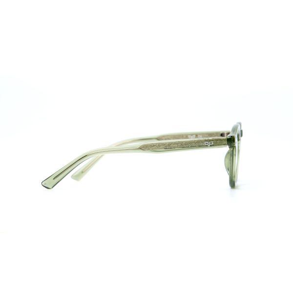 ROUND PHOTOCHROMIC CLEAR GREEN TO BROWN FRAME AND CLEAR TO GREY LENSES - Image 3
