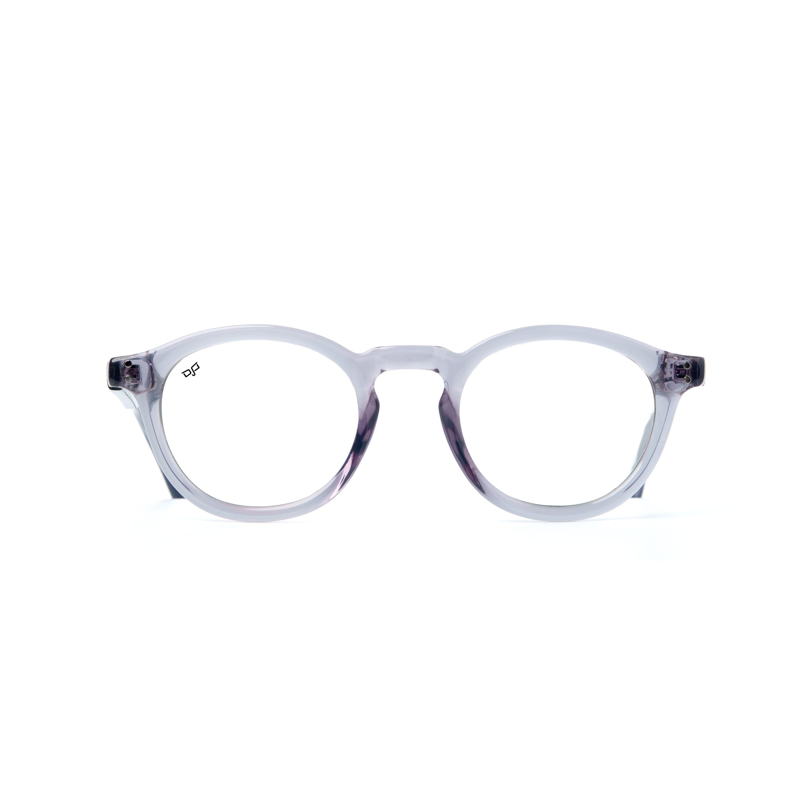 43OCL14006-A.jpg ROUND PHOTOCHROMIC CLEAR BLUE TO DARK BLUE FRAME AND CLEAR TO GREY LENSES - Image 1
