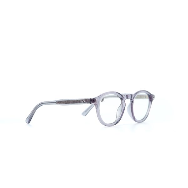 ROUND PHOTOCHROMIC CLEAR BLUE TO DARK BLUE FRAME AND CLEAR TO GREY LENSES - Image 2