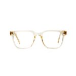 SQUARE PHOTOCHROMIC CLEAR YELLOW TO RED FRAME AND CLEAR TO GREY LENSES