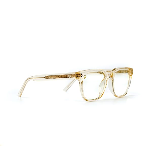SQUARE PHOTOCHROMIC CLEAR YELLOW TO RED FRAME AND CLEAR TO GREY LENSES - Image 2
