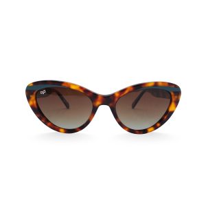 CAT EYE HANDMADE WITH BROWN POLARISED LENSES