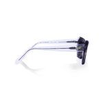 CAT EYE MASO SHELL BROWN CLEAR POLARISED HANDMADE - Image 3