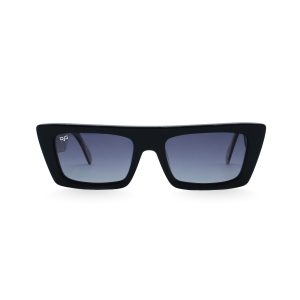CAT EYE MASO BLACK SHELL POLARISED HANDMADE