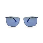 SQUARE LYLYGRAD STAINLESS STEEL SCREW LESS SILVER BLUE POLARISED
