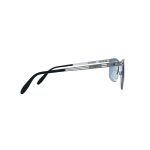 SQUARE LYLYGRAD STAINLESS STEEL SCREW LESS SILVER BLUE POLARISED - Image 3