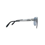 SQUARE LYLYGRAD STAINLESS STEEL SCREW LESS SILVER BLUE  POLARISED - Image 3