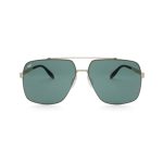 SQUARE LYLYGRAD STAINLESS STEEL SCREW LESS GOLD GREEN POLARISED