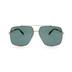 SQUARE LYLYGRAD STAINLESS STEEL SCREW LESS GOLD GREEN POLARISED