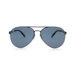 AVIATORS LYLYGRAD STAINLESS STEEL SCREW LESS GUN BLACK POLARISED