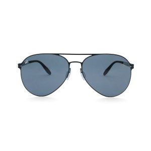 AVIATORS LYLYGRAD STAINLESS STEEL SCREW LESS GUN BLACK POLARISED
