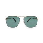 SQUARE LYLYGRAD STAINLESS STEEL SCREW LESS GOLD GREEN POLARISED