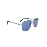 SQUARE LYLYGRAD STAINLESS STEEL SCREW LESS SILVER BLUE  POLARISED - Image 2