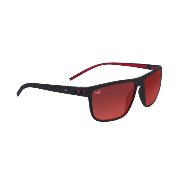SQUARE OEIL BLACK RED POLARIZED - Image 2