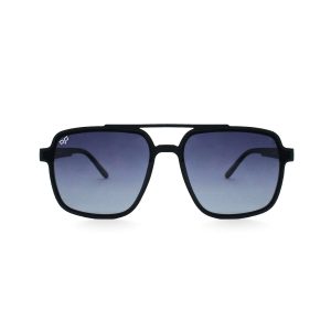 SQUARE WITH CARBON FIBER AND BLACK POLARISED LENSES