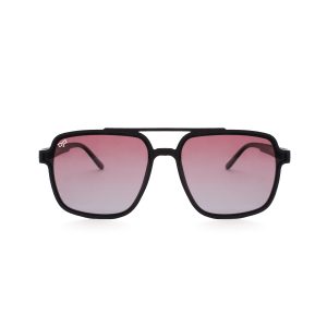 SQUARE WITH CARBON FIBER AND RED POLARISED LENSES
