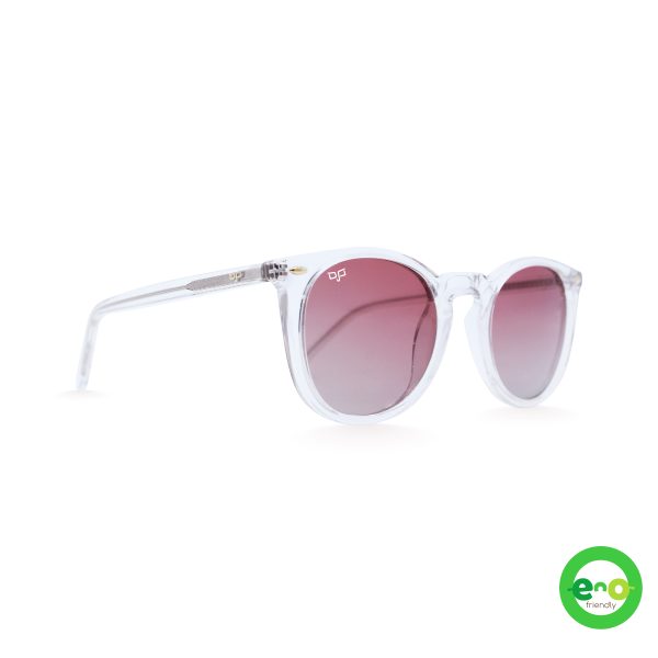 EXPLORER CEIL CLEAR RED POLARISED BIO ACETATE HANDMADE S70 - Image 2