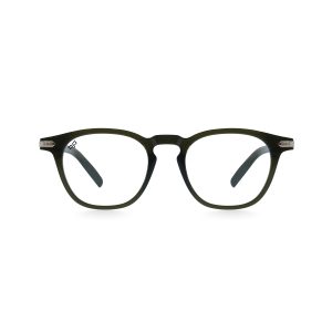SQUARE OJE TRANSPARENT GREEN HANDMADE
