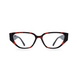 OVAL OJE RED SHELL HANDMADE