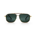 SQUARE GHOV GOLD GREEN POLARISED