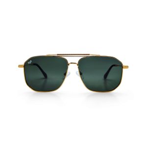 SQUARE GHOV GOLD GREEN POLARISED