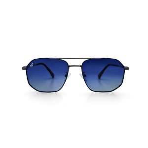 SQUARE ANYA SILVER BLUE POLARIZED