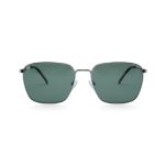 SQUARE OLHO SILVER GREEN POLARISED