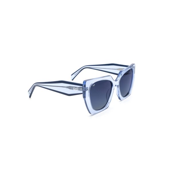 SQUARE HANDMADE LYLYGAD TRANSPARENT BLUE POLARISED - Image 2