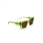 SQUARE HANDMADE LYLYGAD TRANSPARENT GREEN POLARISED - Image 2
