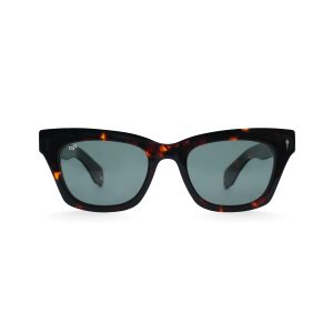 SQUARE OLLO SHELL BROWN GREEN POLARISED