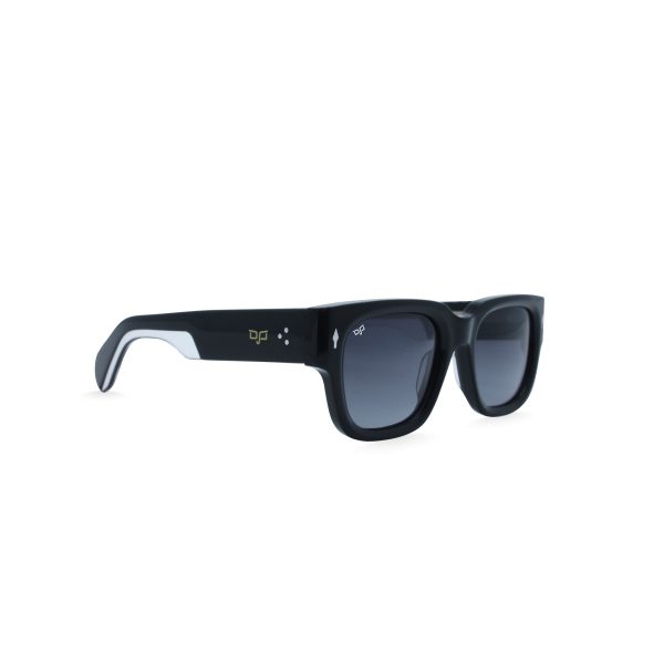 SQUARE OJE BLACK POLARISED HANDMADE - Image 2