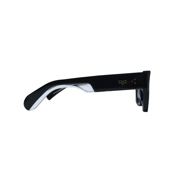 SQUARE OJE BLACK POLARISED HANDMADE - Image 3