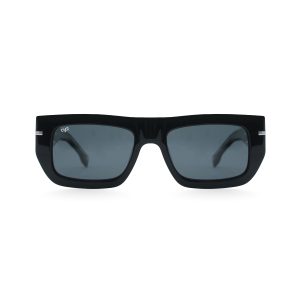 SQUARE OJE BLACK POLARISED HANDMADE