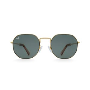ROUND SUL GOLD GREEN POLARIZED