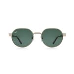 ROUND GHOV SHELL GOLD GREEN POLARISED