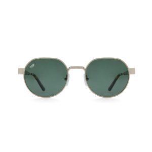 ROUND GHOV SHELL GOLD GREEN POLARISED